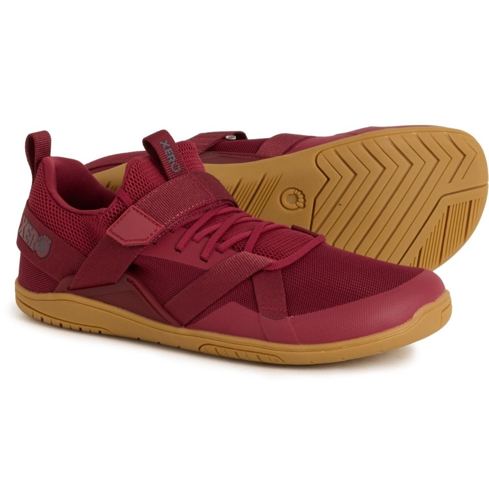 Xero Shoes 8.5 Forza Trainer Burgundy Wine Gum Sole Minimalist Barefoot Sneakers - Picture 9 of 12